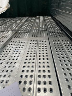Galvanized Steel Scaffolding Plank Springboard Corrosion Resistant Customizable Size supplier
