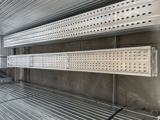 Galvanized Steel Scaffolding Plank Springboard Corrosion Resistant Customizable Size supplier