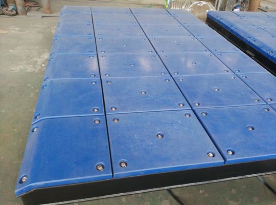 UHMW PE Sliding Rubber Marine Boat Fenders Impingement Plate For Harbour supplier