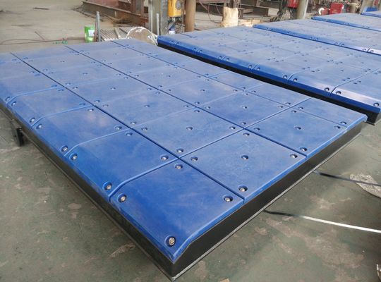 UHMW PE Sliding Rubber Marine Boat Fenders Impingement Plate For Harbour supplier