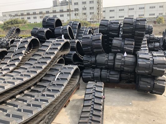 Customizable Abrasion Resistant Harvester Rubber Tracks with Less Vibration for Agricultural Machinery supplier