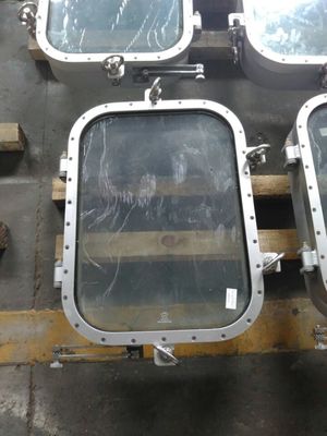 Opening Type Cabin Rectangular Marine Windows With Round Angle supplier