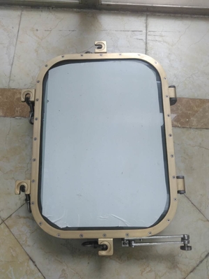 Rectangular Welding Aluminum Marine Windows 600×850mm supplier