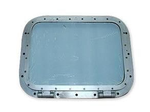 Rectangular Portlight Boat Aluminum Steel Marine Windows , Fixed Windows supplier