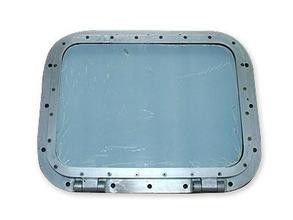 Rectangular Portlight Boat Aluminum Steel Marine Windows , Fixed Windows supplier