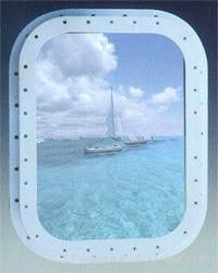 Steel A60 Fireproof Marine Window with Horizontal Opening and Customized Sizes supplier