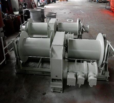 Electric Anchor Winch Marine Deck Equipment with Double Drum Mooring Winch Designed for Handling of Loads Ranging from 30KN to 400KN supplier