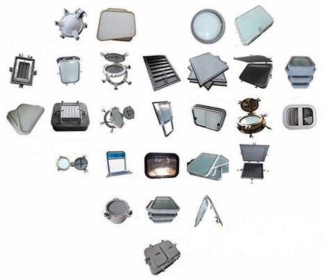 Steel A60 Fireproof Marine Window with Horizontal Opening and Customized Sizes supplier