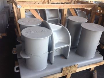 High performance Customized Cast Iron Mooring Cleats Ballards Single / Double / Cross Dock Bollards supplier