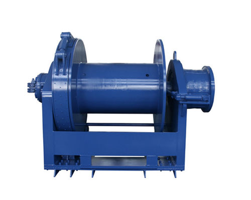 High Speed Lifting Marine Cable Winch and Rope Guider with 500 Tons SWL and Low-amp Permanent Magnet Motor supplier