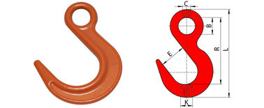 Alloy Steel Rubber Elements , Forged Compact Lifting Swivel Hooks supplier