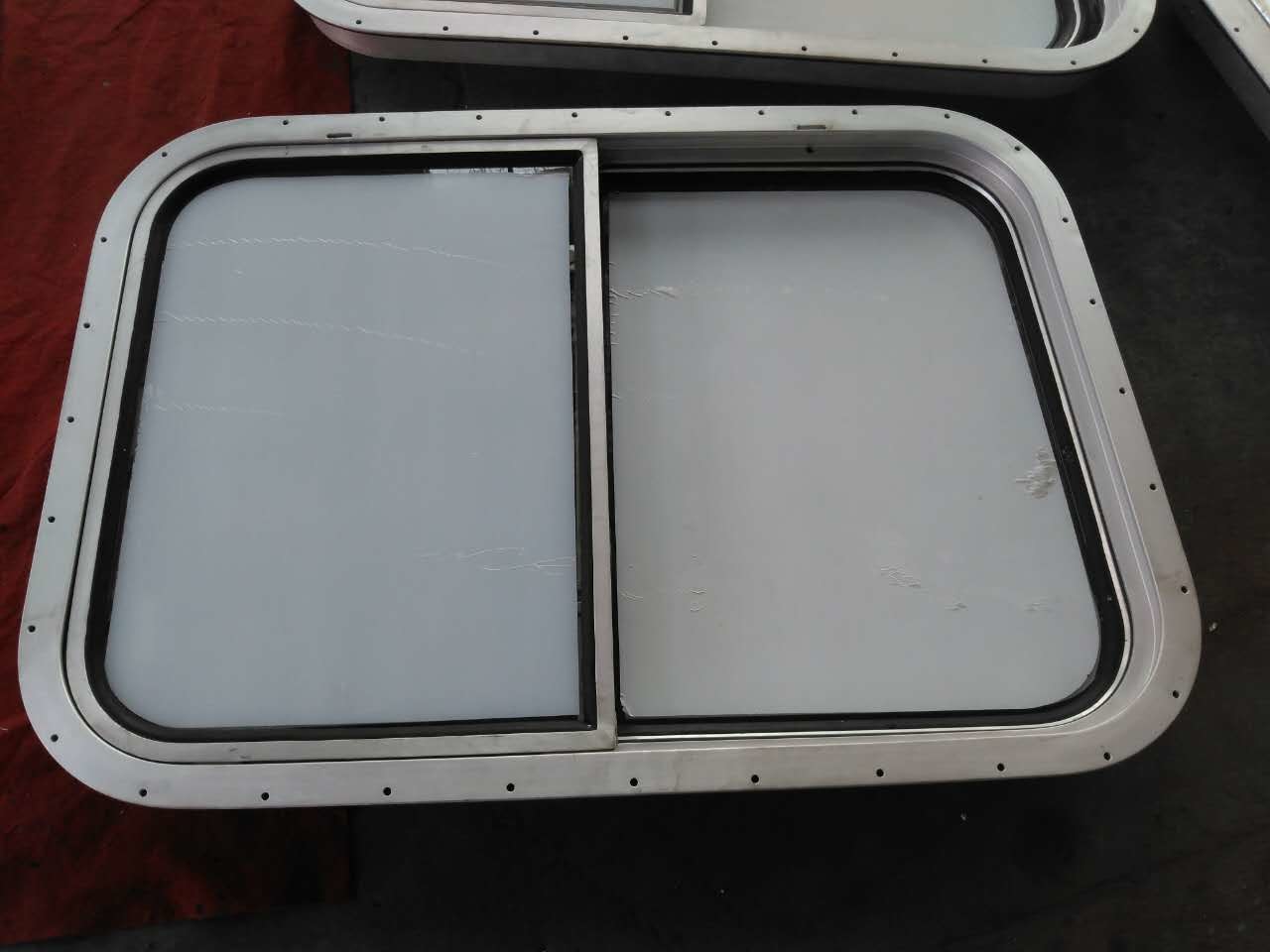 Bolted Installation Replacement Marine Sliding Wheel House Aluminum Window