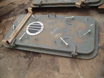 Weather Tight Marine Doors / 8mm Thickness Boat Cabin Doors Right Angle / Round Angle Corner