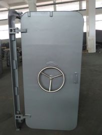 A60 Marine Access Doors Fire Proof Single Leaf Wheel Handle Watertight Steel Doors