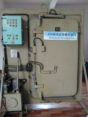 Hydraulic Power Watertight Sliding Door For WheelHouse , Square Angle Access Doors