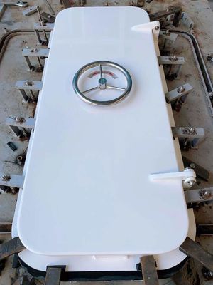Aluminum Alloy Weathertight Watertight Marine Hatch Door With Window Single Handle