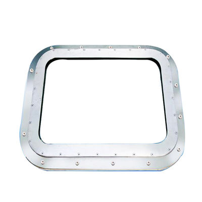 Aluminum A60 Fireproof Marine Window Bolted and Welded Type for Ship Cabin and Marine Rectangular Window Applications